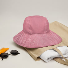 Load image into Gallery viewer, Wide brim bucket hat