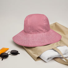 Load image into Gallery viewer, Wide brim bucket hat